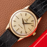 1960 Omega Seamaster Solid Gold Brushed Dial (Ref. 14704-61SC)