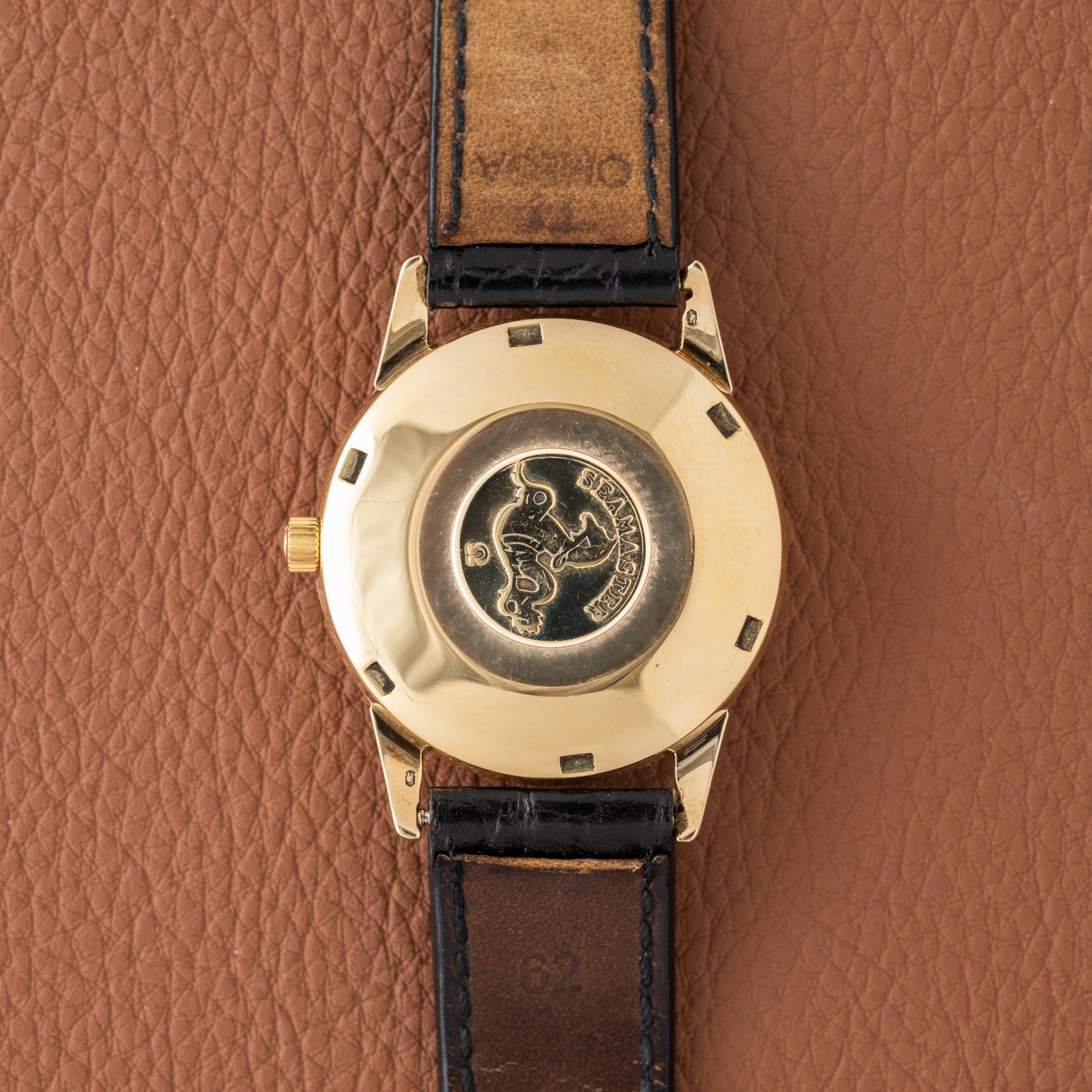 1960 Omega Seamaster Solid Gold Brushed Dial (Ref. 14704-61SC