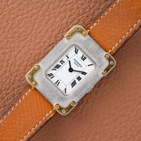 Hermes Croisiere Two Tone Roman Dial Tank