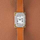 Hermes Croisiere Two Tone Roman Dial Tank