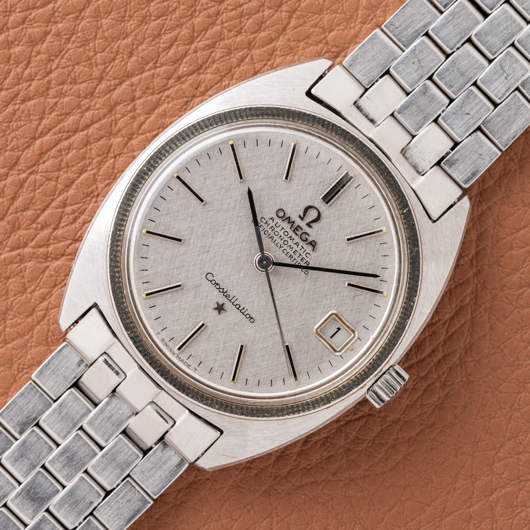 OMEGA 1970 2冊セット 1970s Omega Constellation Linen Dial - Brick Bracelet (Ref