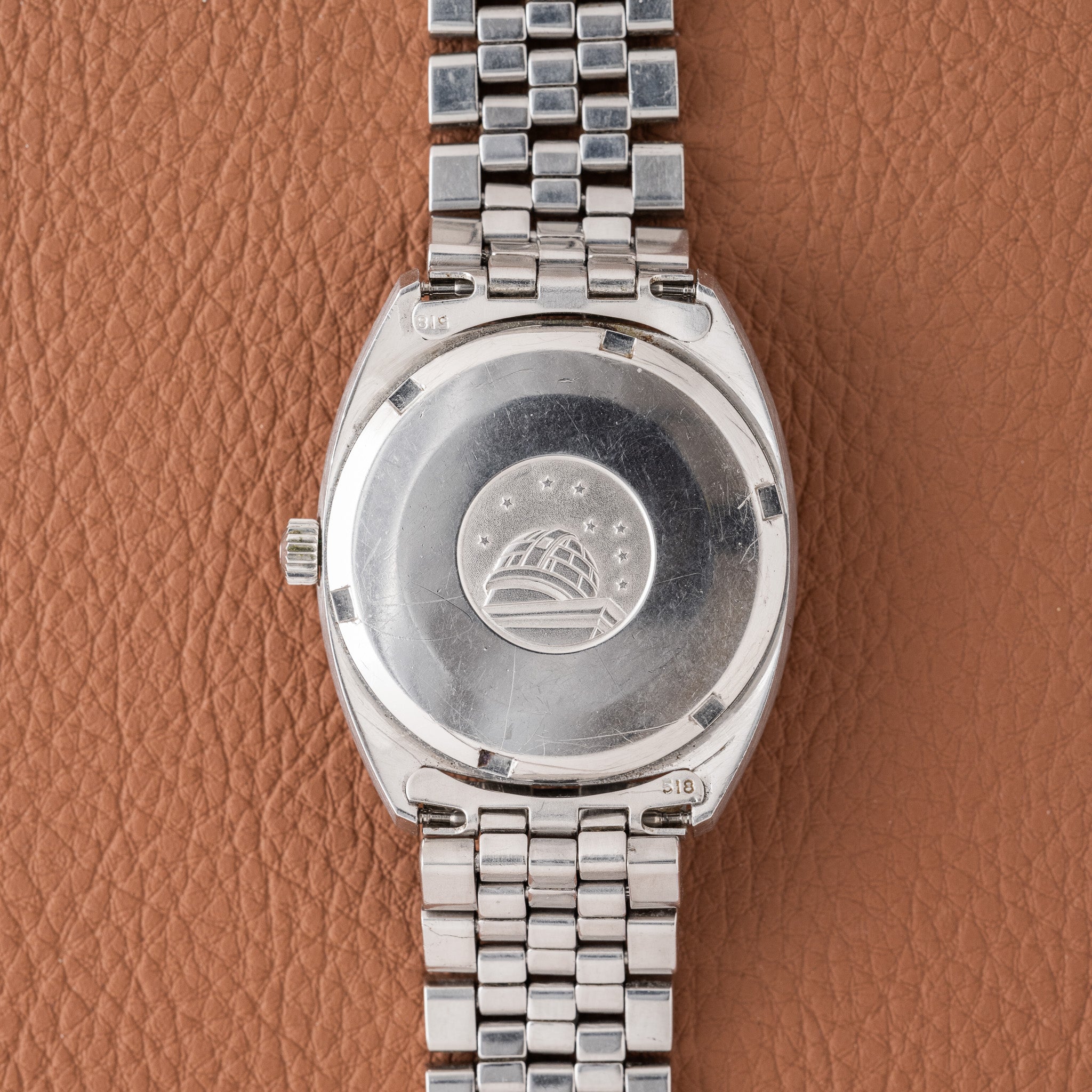 木製BENKEI　ビンテージ 1970s Omega Constellation Linen Dial - Brick Bracelet (Ref
