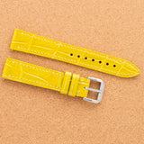 Lemon Yellow Glazed Alligator