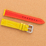 Lemon Yellow Glazed Alligator