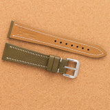 Olive Smooth Pebble Calf