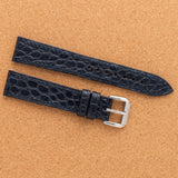 Navy Blue Small Scale Alligator