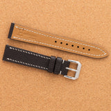 Dark Brown Pebble Calf