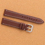 Burgundy Pebble Calf