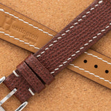 Burgundy Pebble Calf