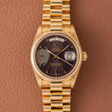 1980 Rolex Day-Date Tropical Purple Dial - Papers (Ref. 18038)
