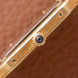 1970s Cartier Santos Dumont Extra Plate White Gold Bezel (Ref. 96061)