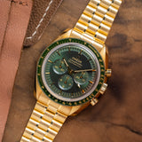 Omega Speedmaster Professional Moonshine Gold and Green Dial (Ref. 310.60.42.50.10.001)