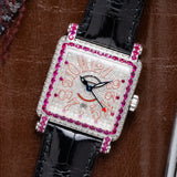 Franck Muller Conquistador Diamond and Ruby Red Zone - Box and Papers (Ref. 10000L SC D CD)
