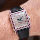 Franck Muller Conquistador Diamond and Ruby Red Zone - Box and Papers (Ref. 10000L SC D CD)