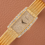1970s Cartier Cintree Factory Pavé Diamonds By Vacheron Constantin