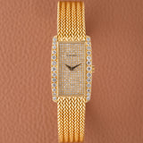 1970s Cartier Cintree Factory Pavé Diamonds By Vacheron Constantin