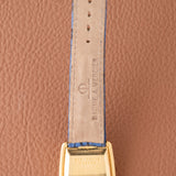1970s Baume Et Mercier 18k Yellow Gold Allongee with 'Lapis' Dial (Ref. 37081)