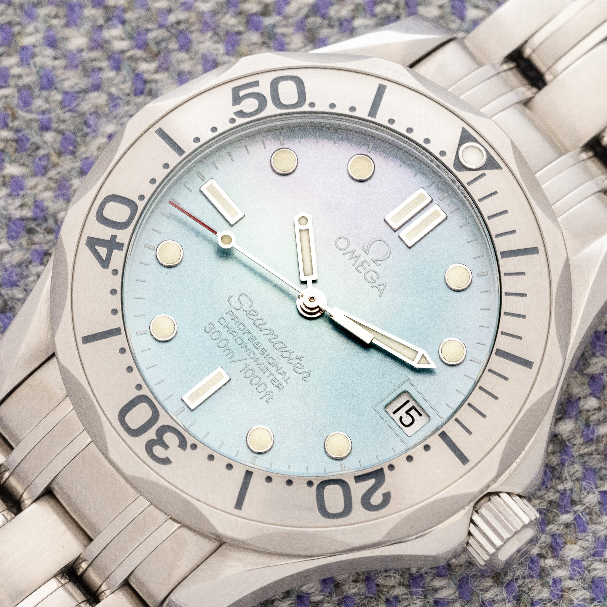 2006 Omega Seamaster 300M Mother Of Pearl - Box & Papers (Ref