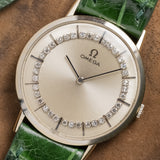1963 Omega Ultra Slim Dress Watch - Factory Diamond Dial (Ref. D6672)