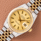 1979 Rolex Datejust Two Tone Pumpkin Lume (Ref. 16013)
