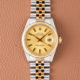 1979 Rolex Datejust Two Tone Pumpkin Lume (Ref. 16013)