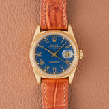 1986 Rolex Datejust Blue Buckley Dial - Rare (Ref. 16018)