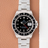 1999 Rolex GMT Master II Black Bezel - Papers (Ref. 16710)