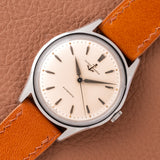 1950s Ulysse Nardin Steel Screw down Case Dress Watch - Unpolished