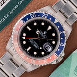 2006 Rolex GMT-Master II Faded Pepsi - Papers and Service Papers (Ref. 16710)