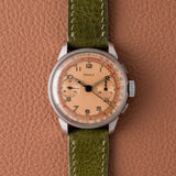 1940s Doxa Chronograph Salmon Sector Dial