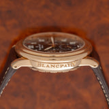 Blancpain Leman Flyback Ref. 2185 - Rose Gold Limited Edition - Unpolished - Box & Booklets