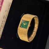 1974 Piaget Jade Dial Emperador Ref. 9131 - Unpolished - Complete Set - Rare Cartier-Signed Papers