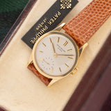 1971 Patek Philippe Ref. 96 Calatrava - Unpolished Mint - Box & Extract