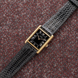 Cartier Must De Tank Black Tuxedo Dial