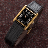 Cartier Must De Tank Black Tuxedo Dial