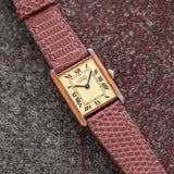 Cartier Must De Tank Classic Dial - Purple Patina