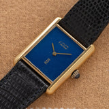 Cartier Must De Tank Lapis Dial