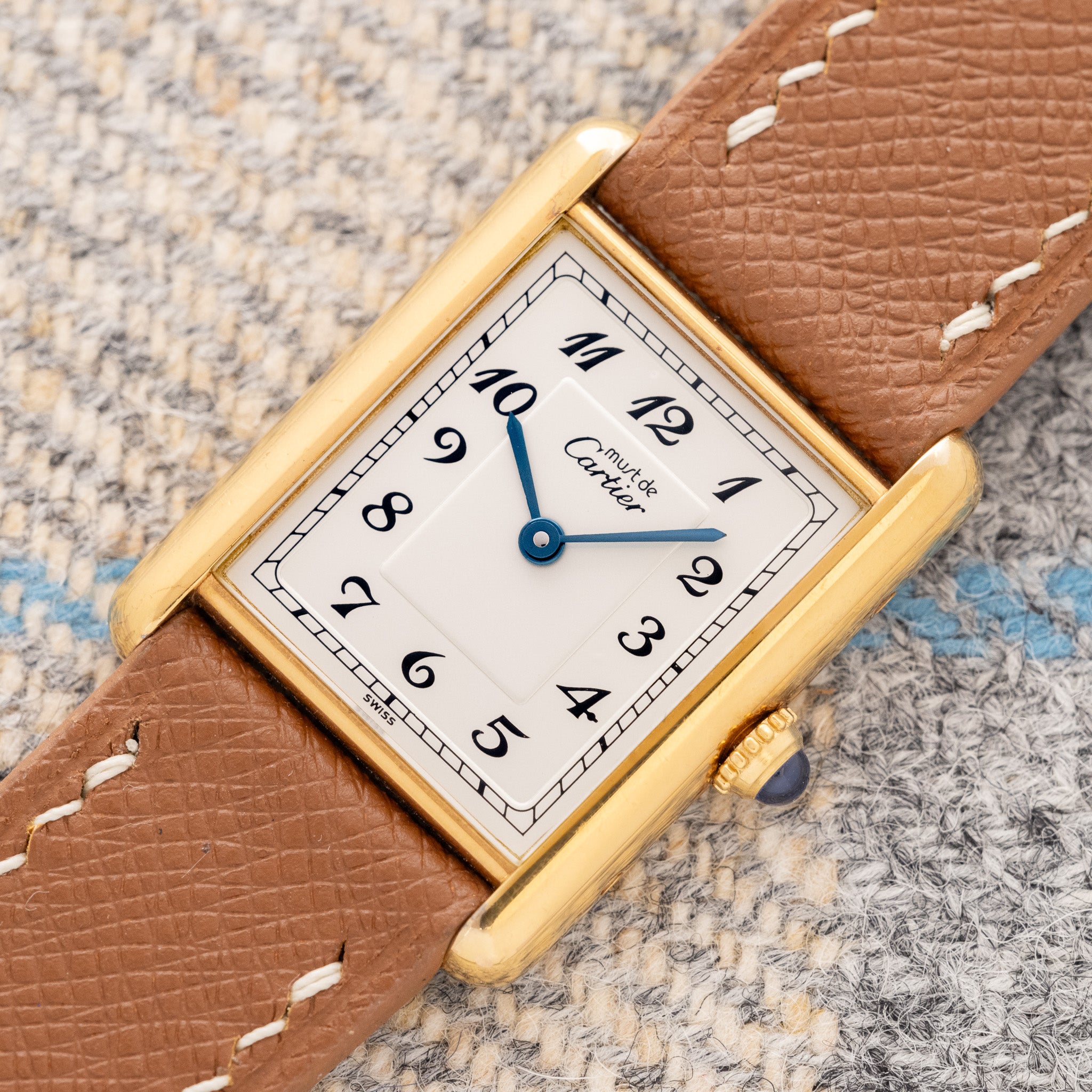 Cartier Must De Tank Breguet Dial (Ref. 590005) – Huntington Company