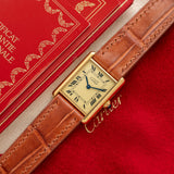 Cartier Must De Tank Classic Dial - Pouch & Papers