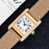 Cartier Tank Normale Paris Factory Diamond - Service Papers (Ref. 78093)