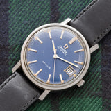 Omega De Ville Brushed Blue Dial  (Ref. 166.0161)