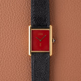 Cartier Must de Tank Mechanical True Red Dial