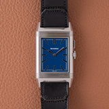 2015 Jaeger-LeCoultre Grande Reverso Ultra Thin Duoface Bleu - Papers (Ref. Q378858J / 278.8.54)