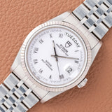 2002 Tudor Prince Date Day White Roman Dial (Ref. 76214)
