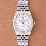 2002 Tudor Prince Date Day White Roman Dial (Ref. 76214)