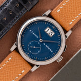 2004 A. Lange & Söhne Saxonia Blue - Box and Papers (Ref. 105.027)