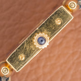 Cartier Obus Paris Dial Blue Enamel - Cartier Service Papers