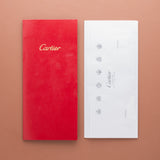 Cartier Obus Paris Dial Blue Enamel - Cartier Service Papers