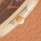 1980s Patek Philippe Blue Jumbo Ellipse With Brick Bracelet (Ref. 3734)