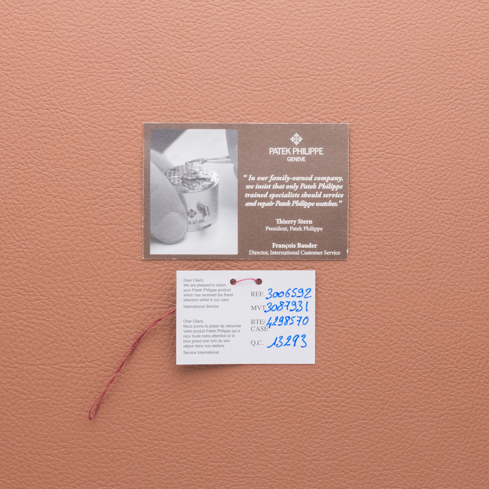 Patek Philippe Travel Time White Gold - Papers and Service Tag